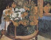 Paul Gauguin Sunflower (mk07) oil on canvas